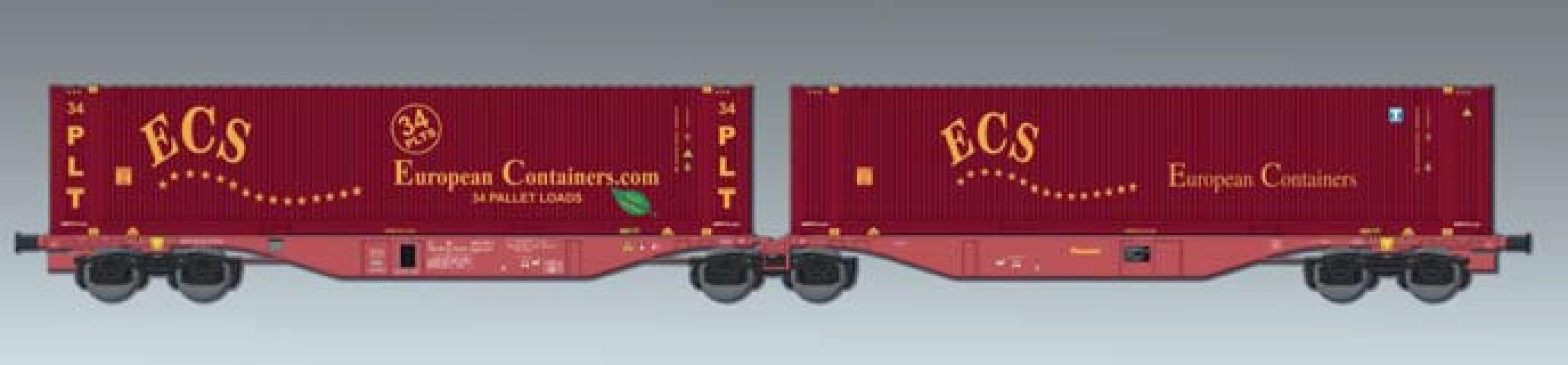 ACME 40542 Typ Sggmrss - Wechselaufbauten ECS