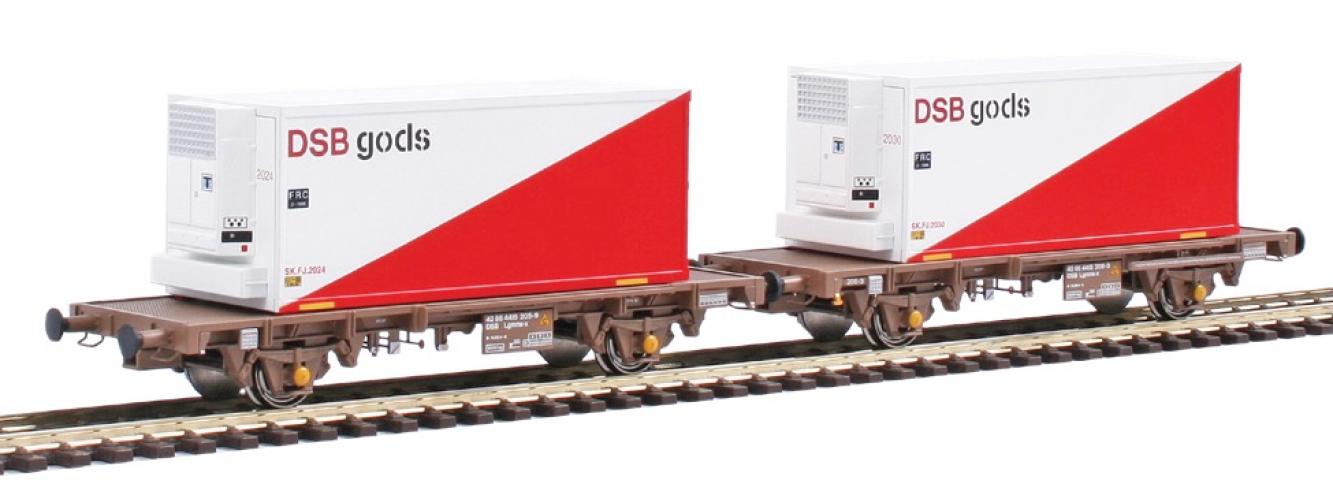 ACME 45098 Set Lgmns mit Kühlpritschen, DSB-gods