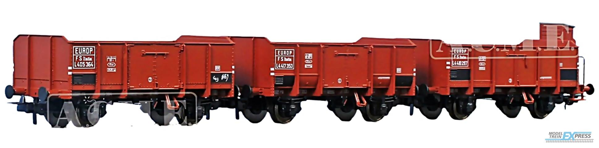 ACME 45183 Güterwagen-Set der FS, 3-teilig