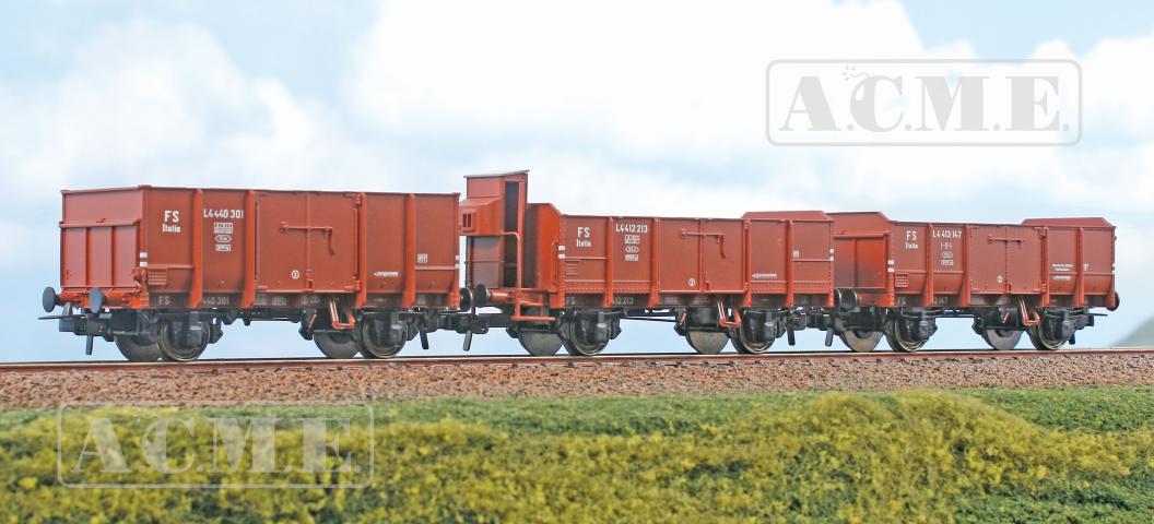 ACME 45185 Güterwagen-Set der FS, 3-teilig