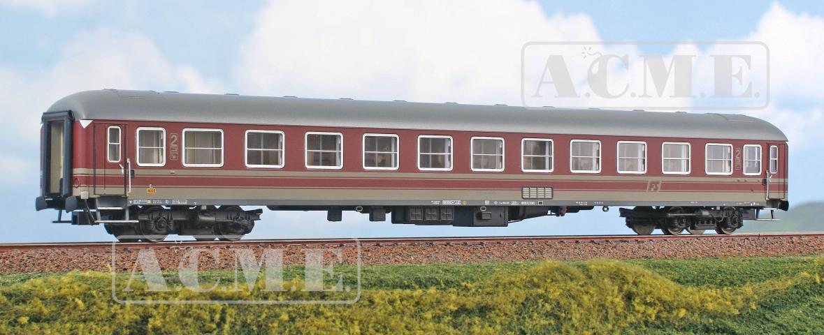 ACME 50983 Liegewagen UIC-X 1968 leberrot, FS