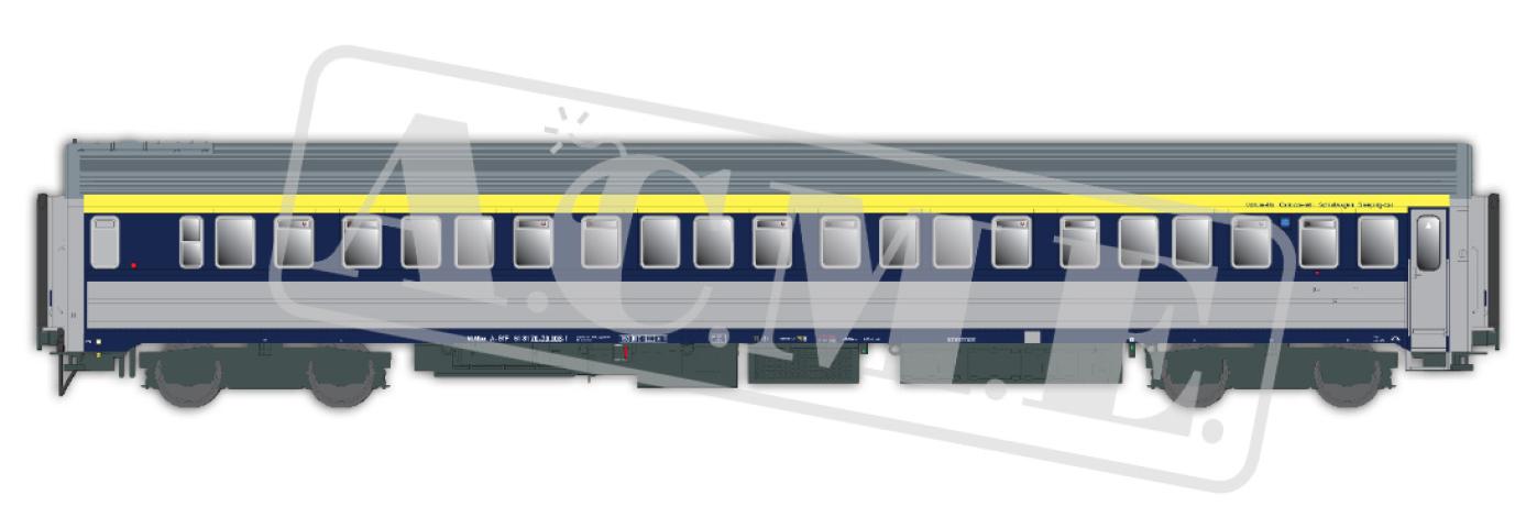 ACME 51237 Schlafwagen WLABee blau/gelb, GIF
