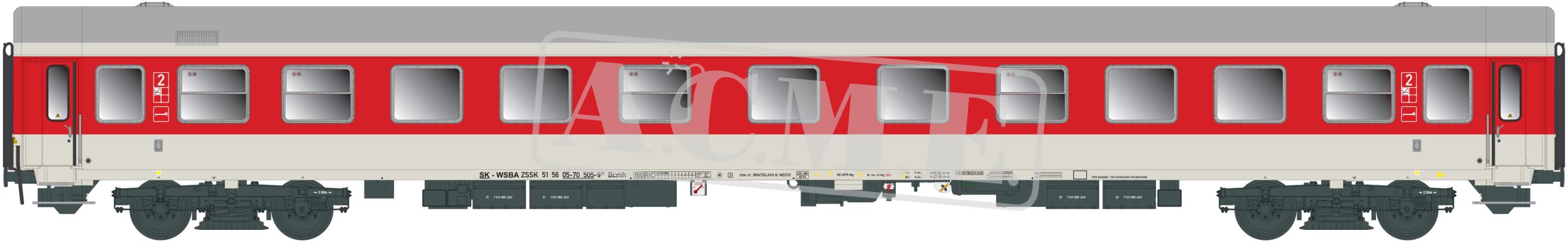 ACME 52390 Liegewagen Typ Bcmh, SK-WSAB