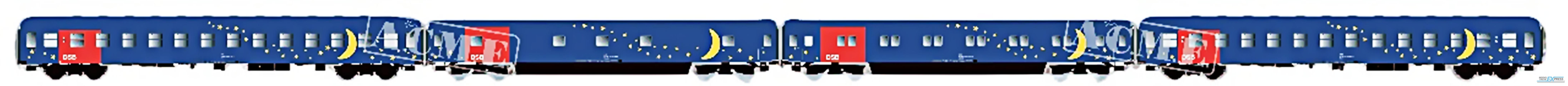 ACME 55346 IC Nat Tog der DSB, 4-teilig
