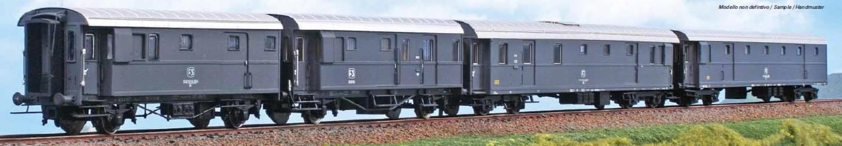 ACME 55363 Post-Gepäckwg.Set 3-teilig grau, FS