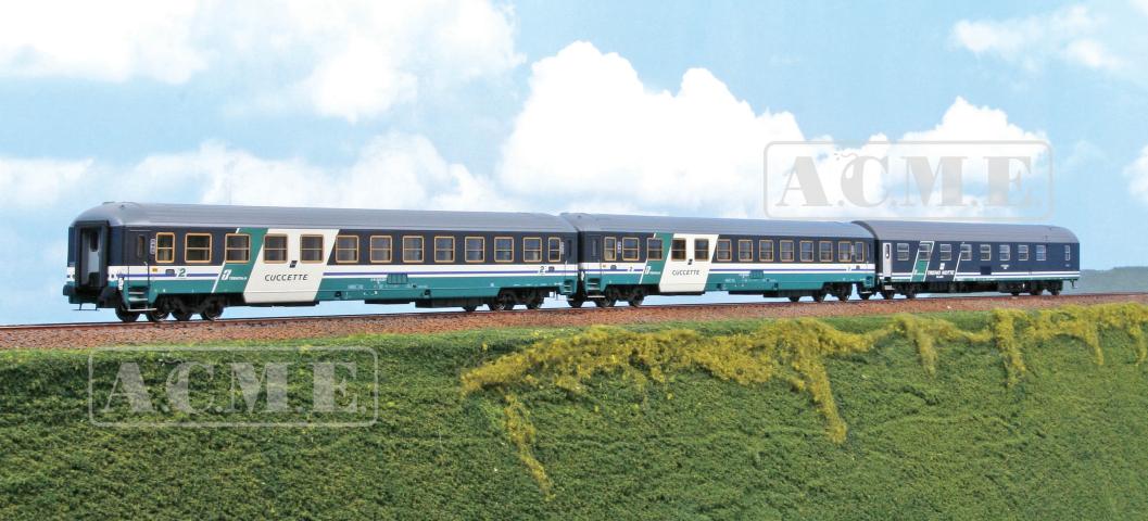 ACME 55364 Nachtzug Trenitalia Set-A, 3-teilig, FS