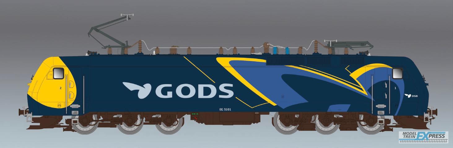 ACME 65730S E-Lok EG3101 in "DSB Gods"-Lackierung Wechselstrom mit Sound