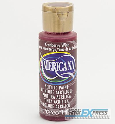 Americana (acrylverf) 26640 DA112-3 - Americana Acrylics 59ml, Cranberry Wine (transparent)