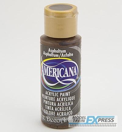Americana (acrylverf) 26701 DA180-3 - Americana Acrylics 59ml, Asphaltum