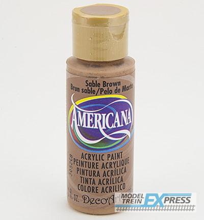 Americana (acrylverf) 26848 DAO61-3 - Americana Acrylics 59ml, Sable Brown