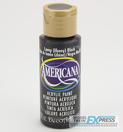 Americana (acrylverf) 26853 DAO67-3 - Americana Acrylics 59ml, Lamp (Ebony) Black