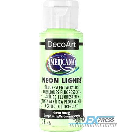 Americana (acrylverf) 27049 DA343-3 - Americana Acrylics 59ml, Neon Lights Green Energy