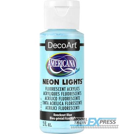 Americana (acrylverf) 27089 DA344-3 - Americana Acrylics 59ml, Neon Lights Knockout Blue