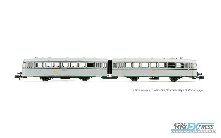Arnold 2351 RENFE, 2-unit diesel railcar 591.500, silver livery with UIC markings, ep. IV