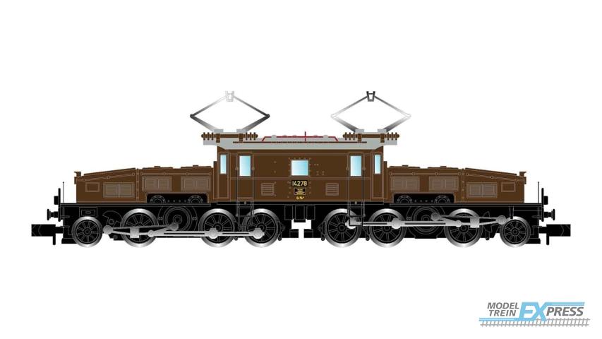 Arnold 2431 SBB, electric locomotive class Ce 6/8II(Crocodil), brown livery, period II-III