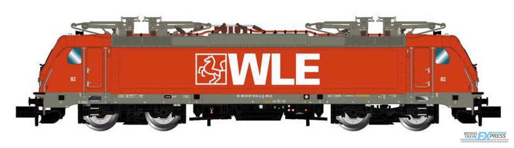 Arnold 2437 WLE, electric locomotive class 187, red livery, period VI