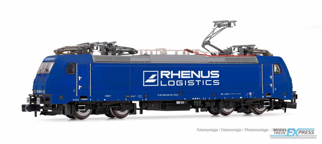 Arnold 2464D Rhenus Logistics, 186 269-7, blue livery, ep. VI  DCC