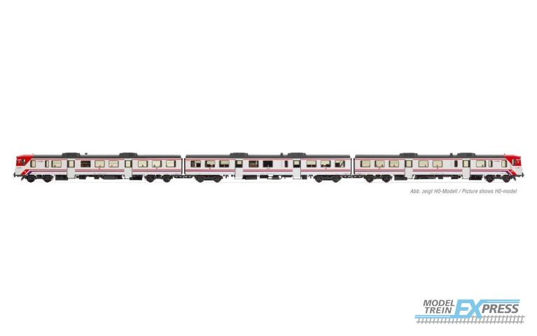 Arnold 2541S RENFE, 3-unit diesel railcar 592, "Cercanías Operadora", period VI DCC SOUND