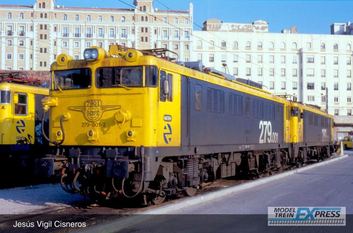 Arnold 2561 RENFE 279, grey-yellow livery, period V