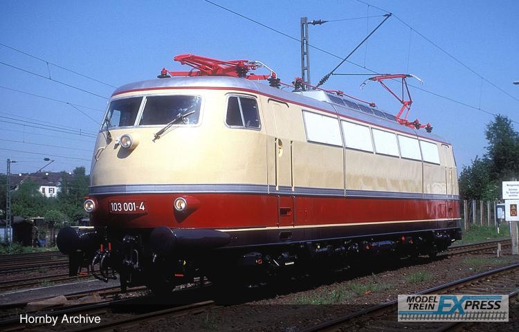 Arnold 2563 DB electric locomotive E 03 001 single arm pantograph silver