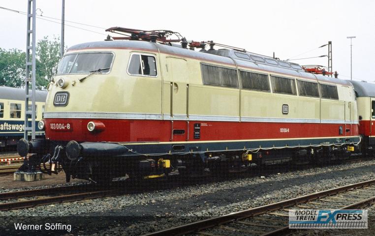 Arnold 2564 DB, electric locomotive 103 004, single arm pantograph, dark grey roof, period IV