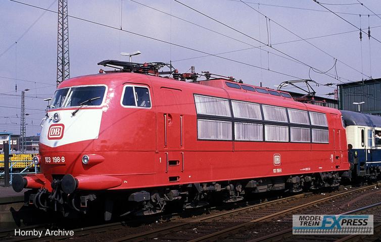 Arnold 2565 DB electric locomotive 103 140, single arm pantograph, orientred livery, period IV