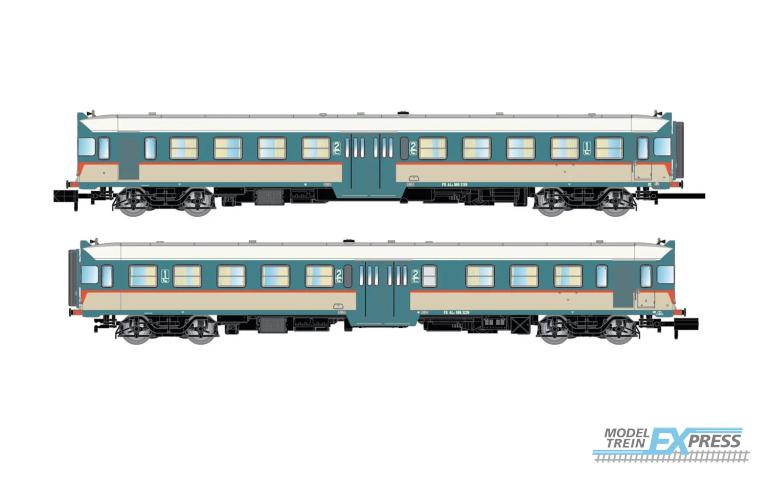 Arnold 2569S FS, 2-units pack ALn 668 3100 series (1 double door) original livery, rounded windows, ep. IV - DCC Sound