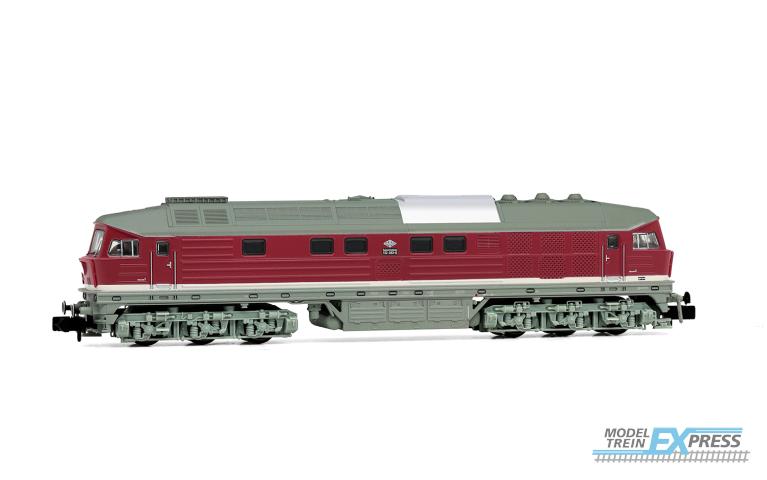 Arnold 2599 DR, diesel locomotive 132 483-9, red with grey/silver roof, ep. IV
