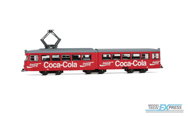 Arnold 2605D Tram Duewag GT6, one front light, "Coca-Cola", ep. IV-V, with DCC decoder