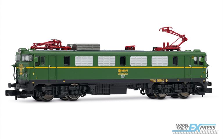 Arnold 2608 RENFE, electric locomotive class 269, green/yellow livery, ep. IV