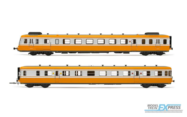 Arnold 2636 SNCF, RGP2 diesel railcar, re-built version, orange/silver livery, ep. IV
