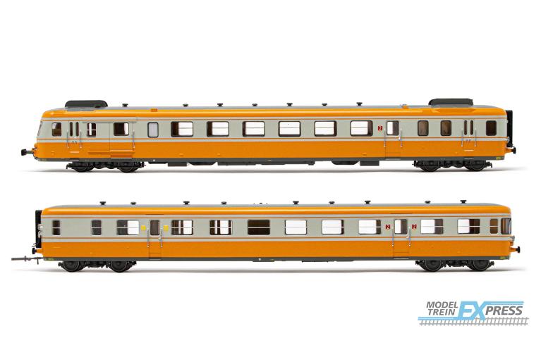 Arnold 2637 SNCF, RGP2 diesel railcar, re-built version, orange/betón livery, ep. IV