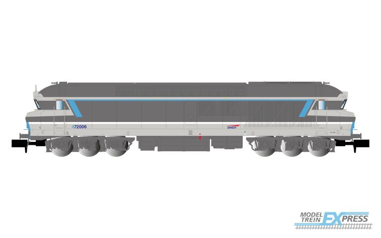 Arnold 2653S SNCF, diesel locomotive CC 72006 "Multiservice" with red SNCF logo, ep. V, with DCC Sound Decoder