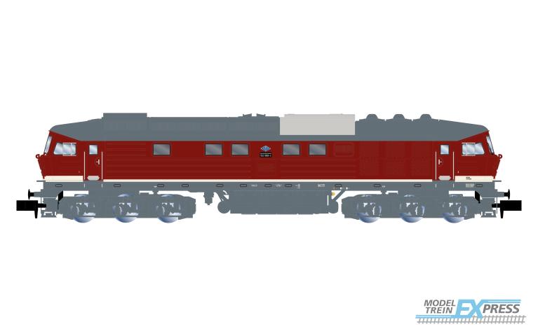 Arnold 2658 DR, diesel locomotive 132 089-4, red with grey roof, ep. IV