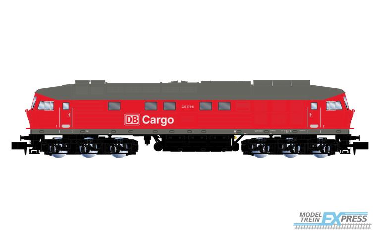 Arnold 2659S DB Cargo, diesel locomotive 232 573-6, trafic red livery, ep. V-VI, with DCC Sound Decoder