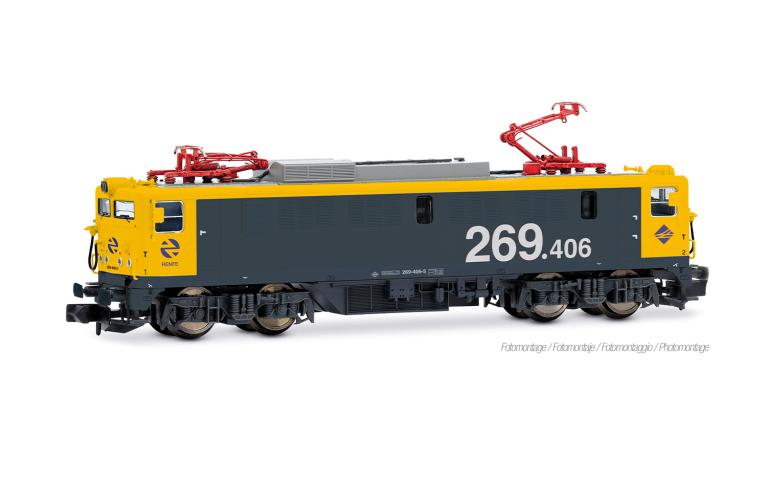 Arnold 2676D RENFE, electric locomotive 269-400, yellow-grey "Largo Recorrido", ep. V, DCC Digital