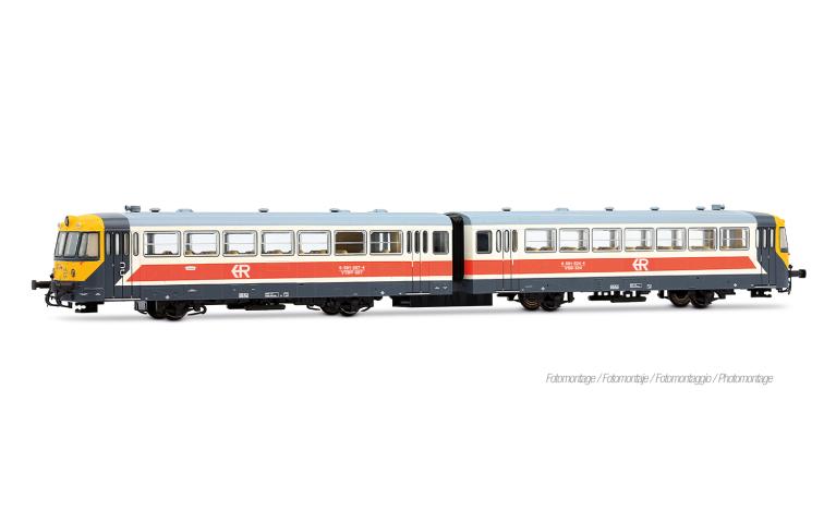 Arnold 2678D RENFE, 2-unit diesel railcar 591.500 "Ferrobus" in "Regionales" livery, ep. V, DCC Digital