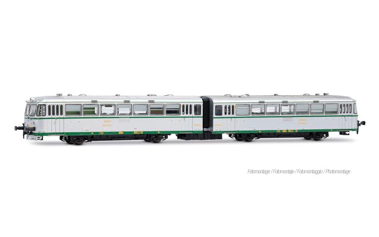 Arnold 2679D RENFE, 2-unit diesel railcar 591.400 "Ferrobus", silver with UIC markings, ep. IV, DCC Digital