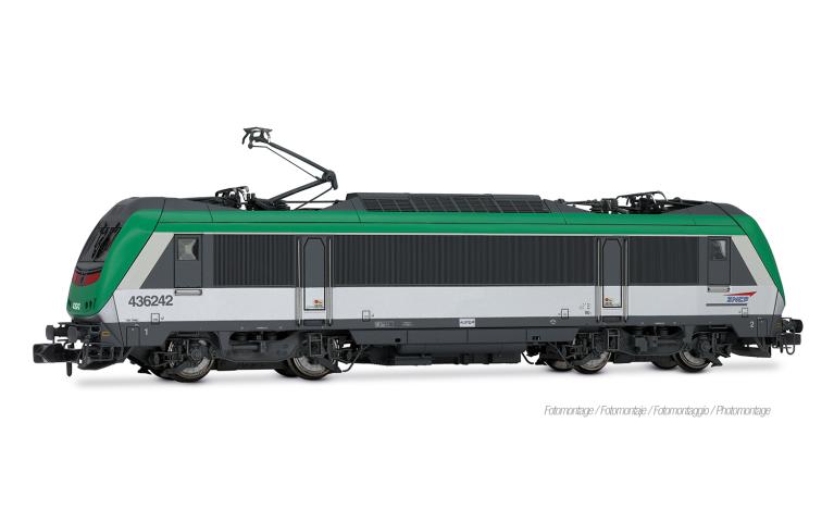 Arnold 2680S SNCF, BB 436242, silver/green FRET livery with casquette logo, ep. V, with DCC Sound Decoder