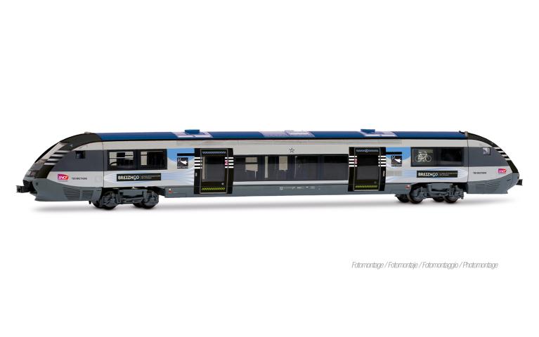 Arnold 2684S SNCF, X73500 diesel railcar "TER Bretagne", new BREIZHGO livery, ep. VI, with DCC Sound Decoder