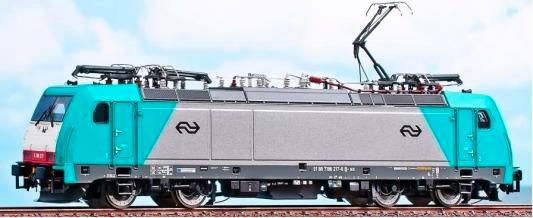 Arnold 26910D NS TRAXX, Electric Locomotive , Blue, silver livery, DCC Digital