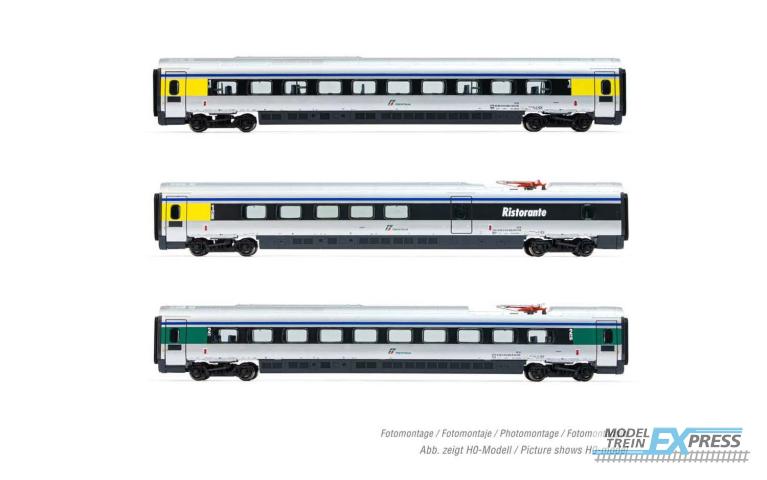 Arnold 3504 FS Trenitalia 3-unit pack ETR 610 intermediate coaches ex