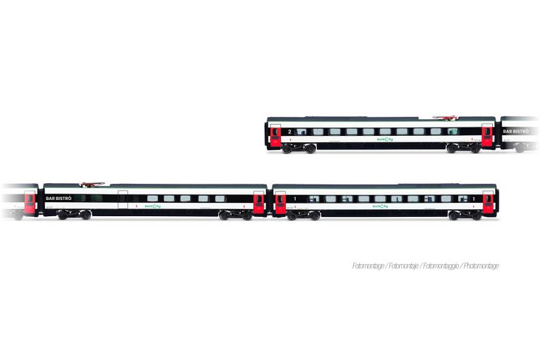 Arnold 3516 FS Trenitalia, ETR 610, new EuroCity livery, 3-elements intermediate set, ep. VI