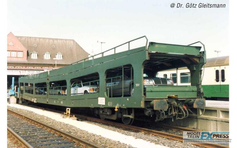 Arnold 4353 DR, 2-unit pack, DDm car transporter, green livery, period IV