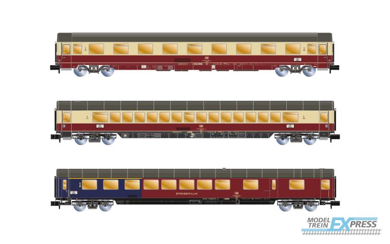 Arnold 4387 DB, TEE "Rembrandt", 3-unit pack restaurant coach + Apmz122 + Avmz207, ep. IV