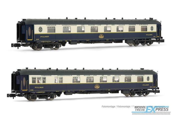 Arnold 4404 CIWL, 2-unit pack of Pullman coaches "Flech d'Or", ep. III