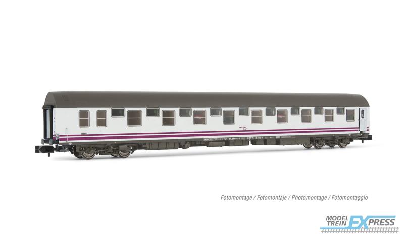 Arnold 4408 RENFE T2 sleeping coach white and purple livery period V