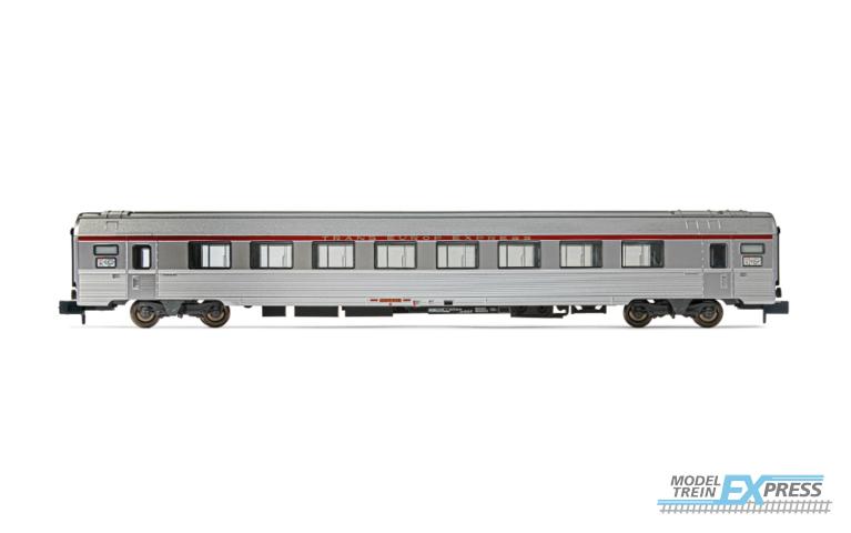 Arnold 4442 SNCF, TEE "Cisalpin" (Milan - Paris), A8u coach, silver livery, ep. IV
