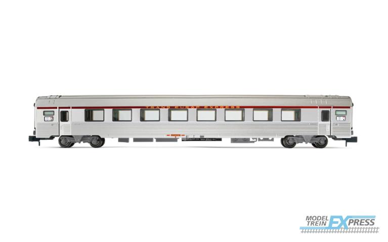 Arnold 4443 SNCF, TEE "Cisalpin" (Milan - Paris), A8tu coach, silver livery, ep. IV