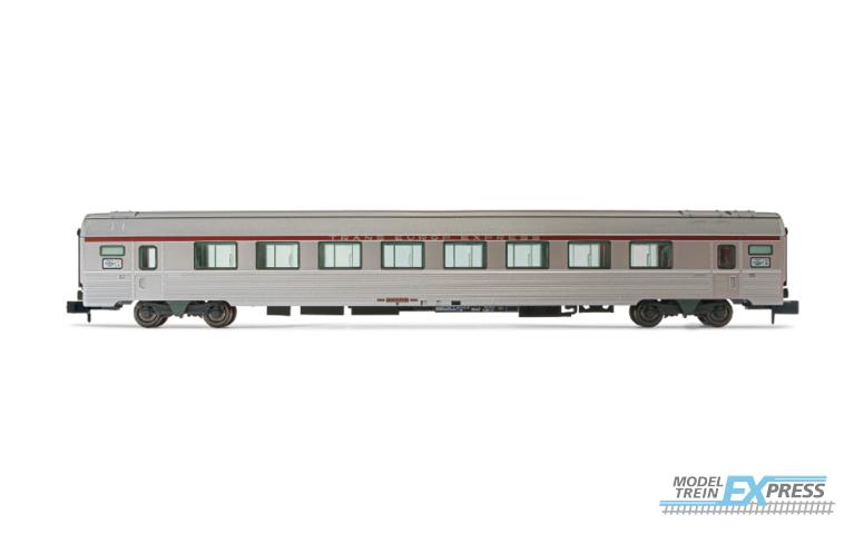 Arnold 4445 SNCF, TEE "Paris - Ruhr", A8u coach, silver livery, ep. IV